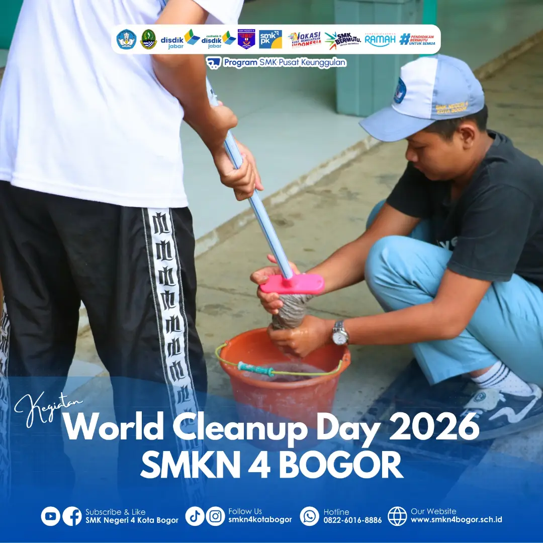 World Cleanup Day SMKN 4 Bogor 2026